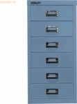 Bisley Schubladenschrank MultiDrawer 29er Serie A4 6 Sch&uuml;be blau