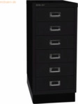 Bisley Schubladenschrank MultiDrawer 29er Serie Sockel A4 6 Schubladen