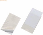 Durable Visitenkarten-Tasche Pocketfix 90x57mm transparent VE=10 St&uuml;ck