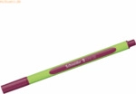 5 x Schneider Fineliner Line-Up 0,4 mm camine-red