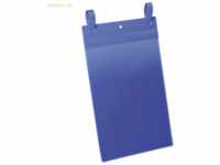 Durable Gitterboxtaschen mit Laschen A4 blau VE=50 Stück