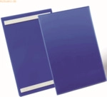 Durable Etikettentaschen selbstklebend A4 blau VE=50 St&uuml;ck