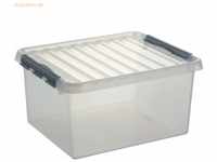 Sunware Aufbewahrungsbox mit Deckel 36 Liter 400x260x500mm transparent