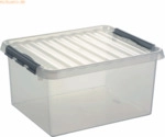 Sunware Aufbewahrungsbox mit Deckel 36 Liter 400x260x500mm transparent