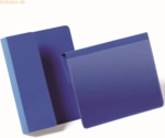 Durable Kennzeichnungstasche mit Falz A4 quer blau VE=50 St&uuml;ck