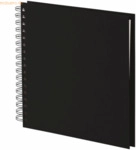 S.O.H.O. Fotoalbum Whire-O 60 Seiten 230x230mm schwarz/offwhite