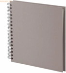 S.O.H.O. Fotoalbum Whire-O 60 Seiten 230x230mm taupe/offwhite