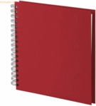 S.O.H.O. Fotoalbum Whire-O 60 Seiten 230x230mm rot/offwhite