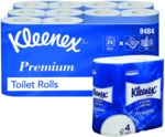 Kleenex Toilettenpapier - 4-lagig wei&szlig; 6x 4 Rollen.