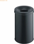 Durable Papierkorb Safe rund 30l schwarz