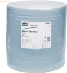 Tork Wischt&uuml;cher Universal 330 3-lagig 37x34cm/ 340m blau