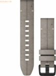 Garmin Garmin Ersatzarmband QuickFit20 Velourleder Grau/Grau