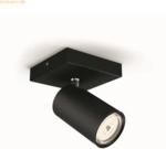 Signify Philips Kosipo Spot 1flg. exkl LM 1x5,5W Schwarz