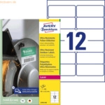Avery Zweckform Ultraresistente Etiketten 99,1x42,3 mm wei&szlig; VE=480 St&uuml;