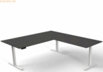 Kerkmann Sitz-/Stehtisch Move 3 elektr. h&ouml;henverstellbar BxT 200x220cm