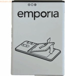 Emporia Akku f&uuml;r Emporia AK-S3m-BC Li-Ion 3,7 Volt 2500 mAh schwarz