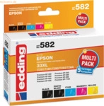 Edding Druckerpatrone kompatibel mit Epson T33XL Multipack