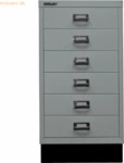 Bisley Schubladenschrank MultiDrawer 29er Serie Sockel A3 6 Schubladen