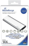 MediaRange externes USB Type-C Laufwerk SSD - 120 GB silber.