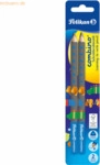 8 x Pelikan Schreiblernbleistift Combino dick B blau Blister