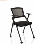 HJH Besucherstuhl PRIORITY II 660946 schwarz