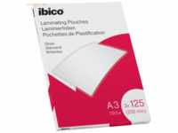 Ibico Laminierfolie für A3 125 Micron glänzend VE=100 Stück glasklar