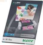 Leitz Laminiertaschen iLAM A3 100mic gl&auml;nzend VE=100 St&uuml;ck