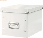 Leitz Archivbox Click &amp; Store Cube M Hartpappe wei&szlig;