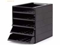 Durable Schubladenbox Idealbox Basic 5 5 Fächer grau