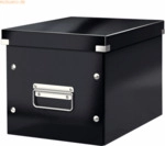 Leitz Archivbox Click & Store Cube M Hartpappe schwarz