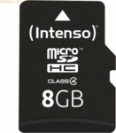 Intenso International Intenso 8GB microSDHC Class 4 + SD-Adapter
