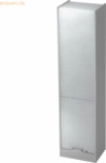 mcbuero.de Rollladenschrank Solid 5OH BxTxH 50x40x200,4cm Griff CE Gra