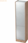 mcbuero.de Rollladenschrank Solid 5OH BxTxH 50x40x200,4cm Griff RE Nus