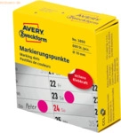 Avery Zweckform Markierungspunkte auf Rolle 10mm magenta 800 St&uuml;ck