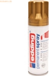 Edding Acryl-Farblack Permanentspray reichgold seidenmatt