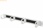 Assmann DIGITUS Professional Kabelrangierpanel mit B&uuml;rstenleisten, 1HE
