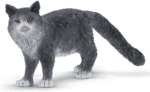 Schleich Spielzeugfigur Maine-Coon Katze.