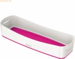 Leitz Aufbewahrungsschale myBox lang wei&szlig;/pink