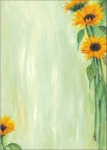 Sigel Designpapier Sunflower A4 90g/qm VE=25 Blatt