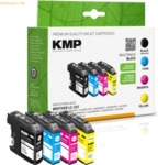KMP Tintenpatrone B62VX 1529,4005 wie LC223VALBP schwarz/c/m/y 4 St&uuml;ck