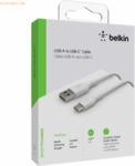 Belkin Belkin USB-C/USB-A Kabel PVC, 1m, wei&szlig;