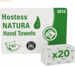 Kimberly-Clark Papierhandtuch HOSTESS NATURA 6810 2-lagig C-Falz wei&szlig;
