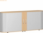 Geram&ouml;bel Rollladenschrank Flex S-382104-SB 2OH 200x80x40cm buche/silb