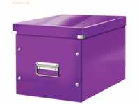 Leitz Archivbox Click &amp; Store Cube L Hartpappe violett