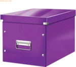 Leitz Archivbox Click &amp; Store Cube L Hartpappe violett