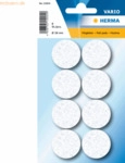 10 x Herma Filzgleiter wei&szlig; 28 mm VE=8 St&uuml;ck