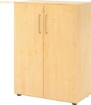 mcbuero.de Schrank Serie 9 3OH BxTxH 80x42x110cm Griff BS Ahorn
