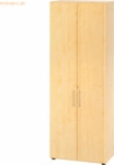 mcbuero.de Schrank 6OH BxTxH 80x42x215,6cm Griff BS Ahorn