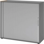mcbuero.de Rollladenschrank 3OH BxTxH 120x40x110cm Griff BS Graphit/Si