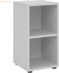 mcbuero.de Regal 2 OH 40x40x74,8cm Grau